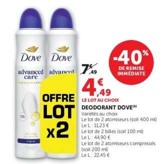 DEODORANT DOVE