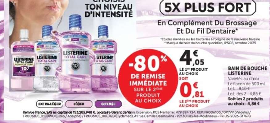 Bain de bouche Listerine
