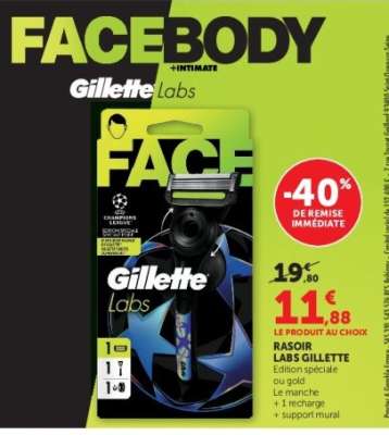 Rasoir Labs Gillette