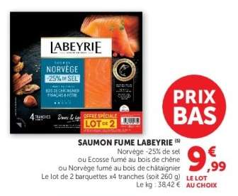 SAUMON FUMÉ LABEYRIE