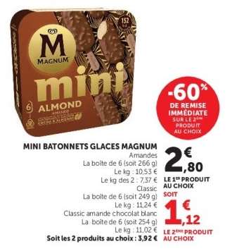 Mini Bâtonnets glacés MAGNUM