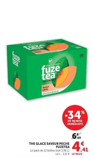 THE GLACE SAVEUR PECHE FUZETEA