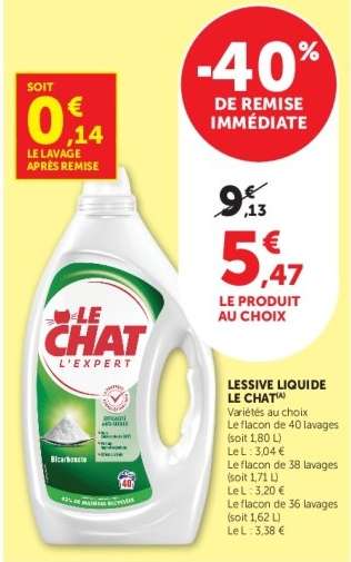 LESSIVE LIQUIDE "LE CHAT"