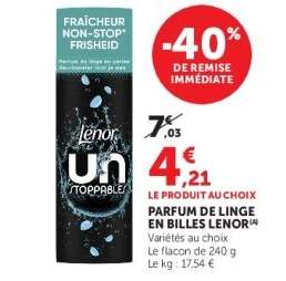 Parfum de Linge en Billes Lenor
