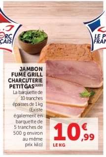 Jambon Fumé Grill Charcuterie Petitgas