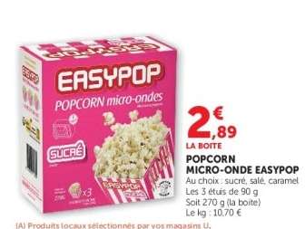 POPCORN MICRO-ONDE EASYPOP