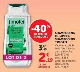 Shampooing ou Après Shampooing Timotei