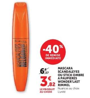 Mascara Scandaleyes ou Stick Ombre à Paupières Wonder'Last Rimmel