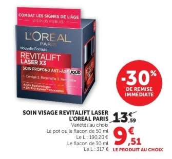 Soin Visage Revitalift Laser L'Oréal Paris