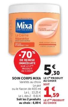 Soin Corps Mixa