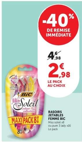 RASOIRS JETABLES FEMME BIC