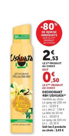 DEODORANT 48H USHUAÏA