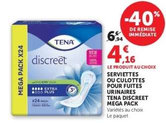 TENA Discreet Mega Pack