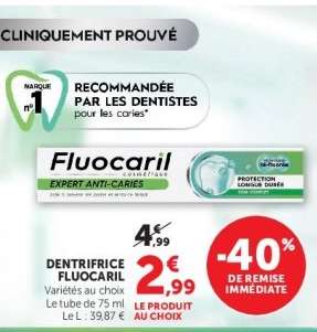 Dentifrice FLUOCARIL