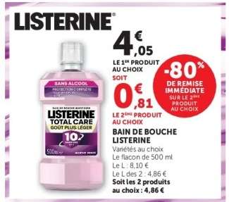Bain de bouche Listerine