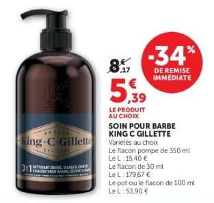 Soin pour barbe King C Gillette