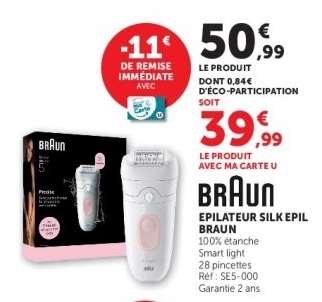 BRAUN Epilateur Silk Epil