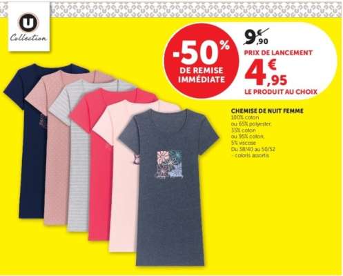 CHEMISE DE NUIT FEMME