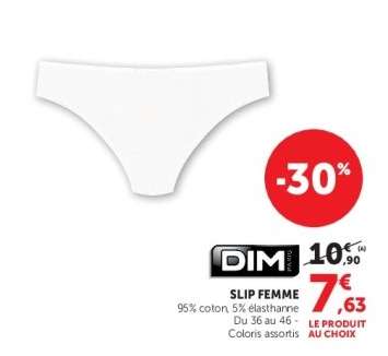 Slip femme
