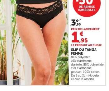 SLIP OU TANGA FEMME