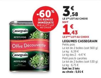 LÉGUMES "CASSEGRAIN"