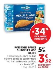 POISSONS PANÉS SURGELÉS MSC MARES