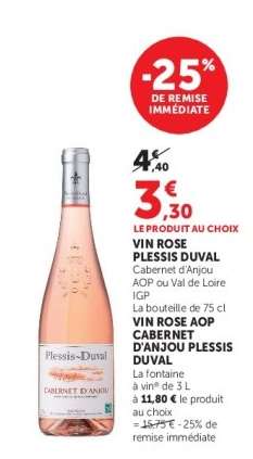 VIN ROSE PLESSIS DUVAL