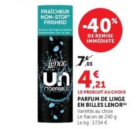 Parfum de Linge en Billes Lenor