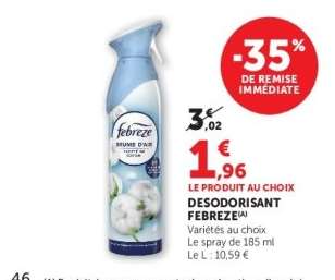 DÉSODORISANT FEBREZE