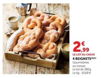 4 beignets