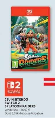 Jeu Nintendo Switch 2 Splatoon Raiders