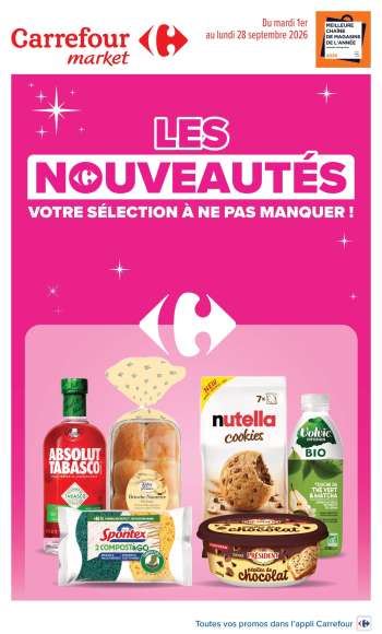 Catalogue Carrefour Market - 01/09/2026 - 28/09/2026.