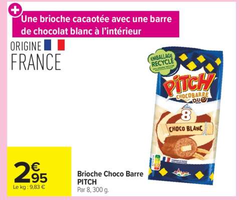Brioche Choco Barre PITCH