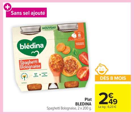 Plat BLEDINA