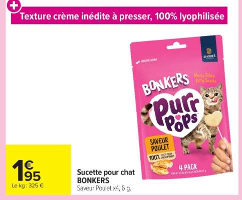 Sucette pour chat BONKERS