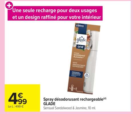 Spray désodorisant rechargeable GLADE