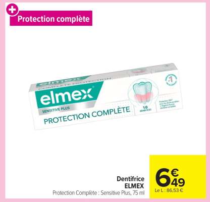 Dentifrice ELMEX