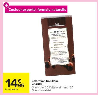 Coloration Capillaire KORRES