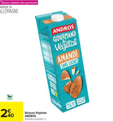 Boisson Végétale ANDROS