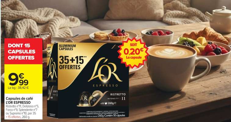 Capsules de café L'OR Espresso