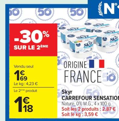 Skyr CARREFOUR SENSATION