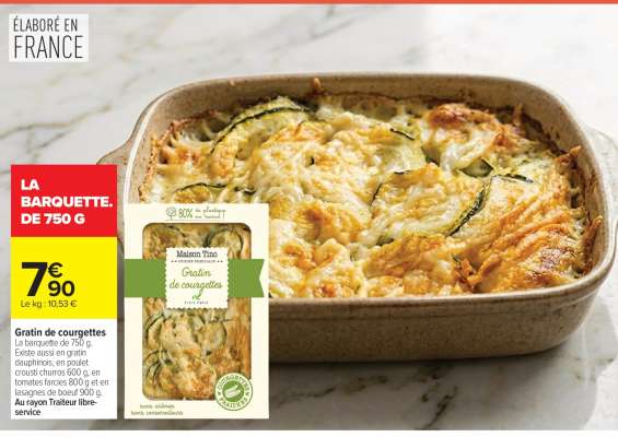 Gratin de courgettes