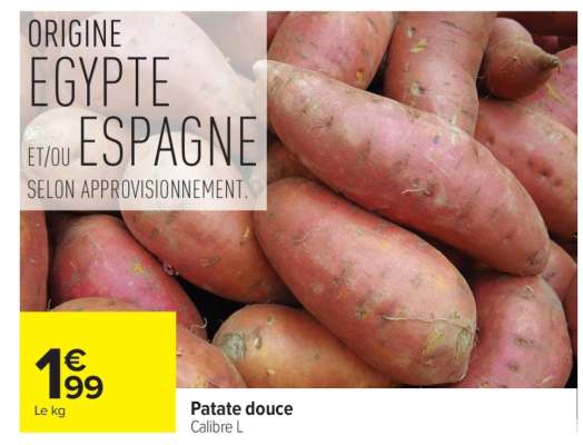 PATATE DOUCE