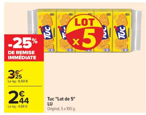 Tuc "Lot de 5"