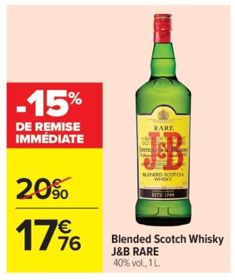 BLENDED SCOTCH WHISKY "J&B RARE"