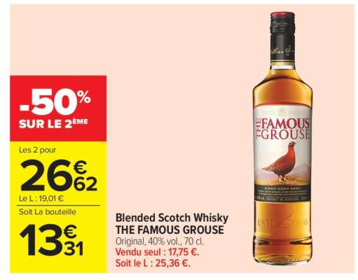 BLENDED SCOTCH WHISKY 'THE FAMOUS GROUSE'