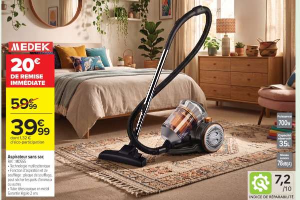 Aspirateur sans sac