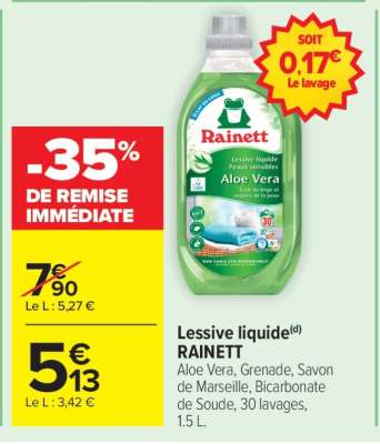 Lessive liquide Rainett