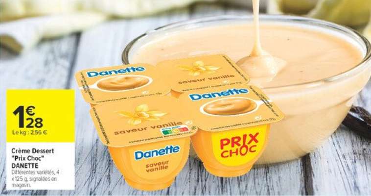 Crème dessert «Prix choc» DANETTE