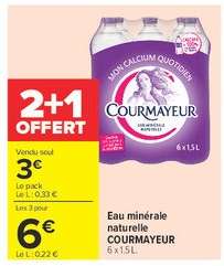 Eau Minérale Naturelle Courmayeur